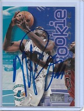 MALIK ROSE Basketball Card IP auto NBA Charlotte Hornets rookie 1996-97 Skybox. rookie card picture