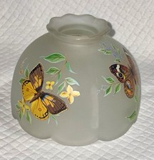 Vintage Westmoreland Butterfly Fairy Lamp Shade Original NO CHIPS OR CRACKS NICE