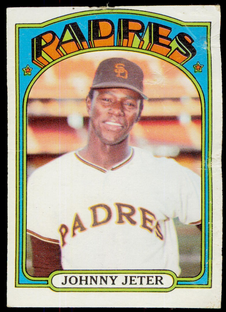 1972 Topps Johnny Jeter 288 San Diego Padres