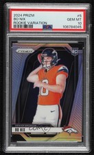 2024 Panini Prizm Rookie Variations Silver Prizm Bo Nix #5 PSA 10 GEM MT 0ma6