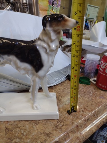 BORZOI ERPHILA GERMANY dog figurine Very Rare Look At Pictures Nice - Picture 19 of 19