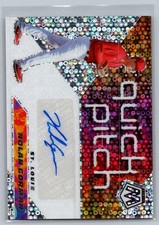 2021 Panini Mosaic #QPA-NG Nolan Gorman Quick Pitch Autographs
