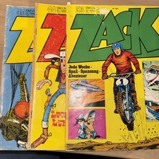 Zack Comic 1972 40, 44, 53 mit Zack 2000