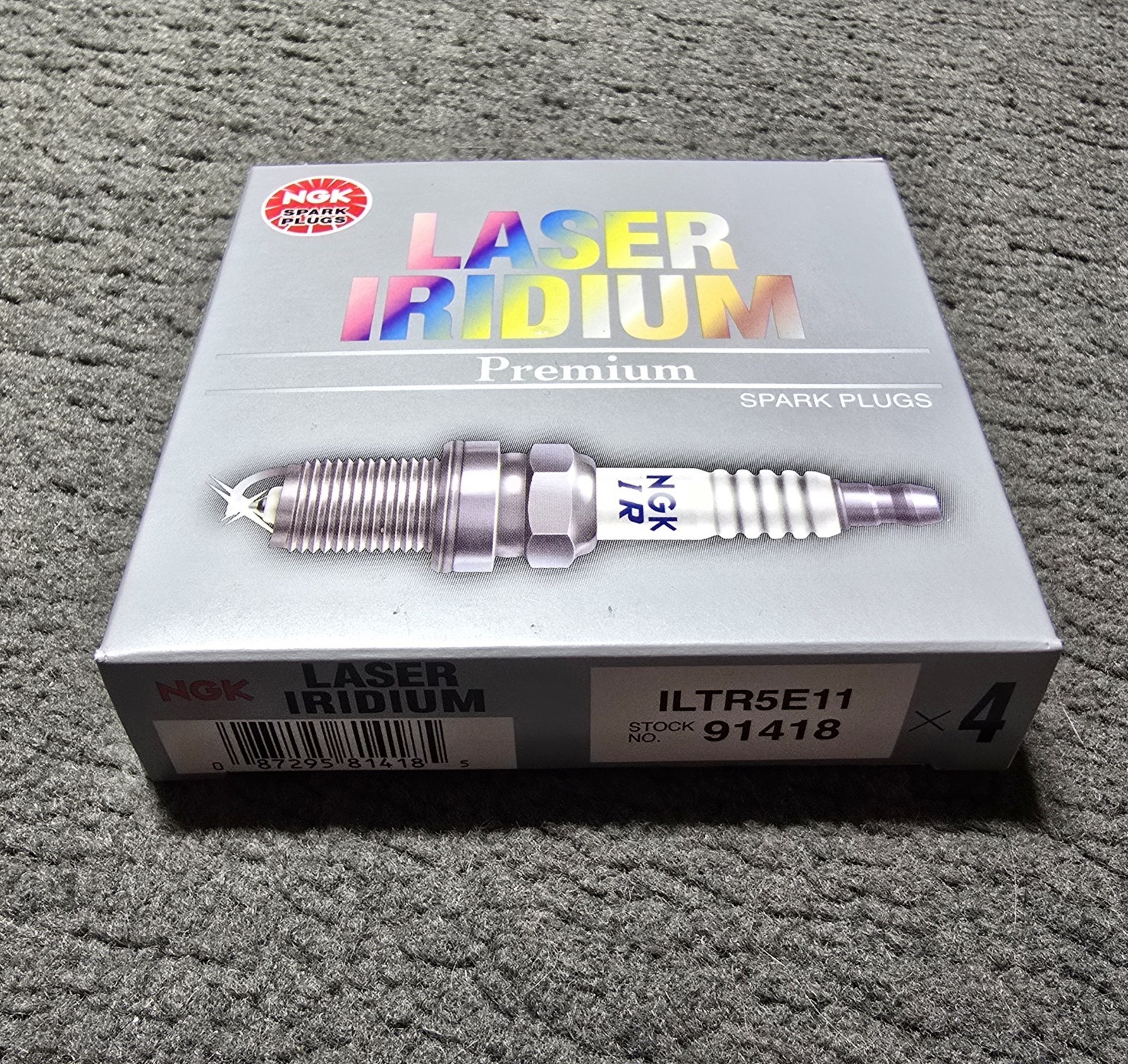 Spark Plug-Laser Iridium ILTR5E11 NGK 91418 4pk