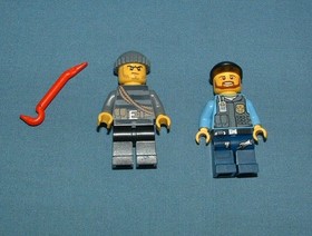 CITY, POLICE SETS 60006 ATV / 60206 JET PATROL / 60241 DOG UNIT - LEGO - USED