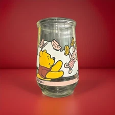 Winnie The Pooh Welch's Disney Jelly Jar Glass Cup Pooh's Grand Adventure