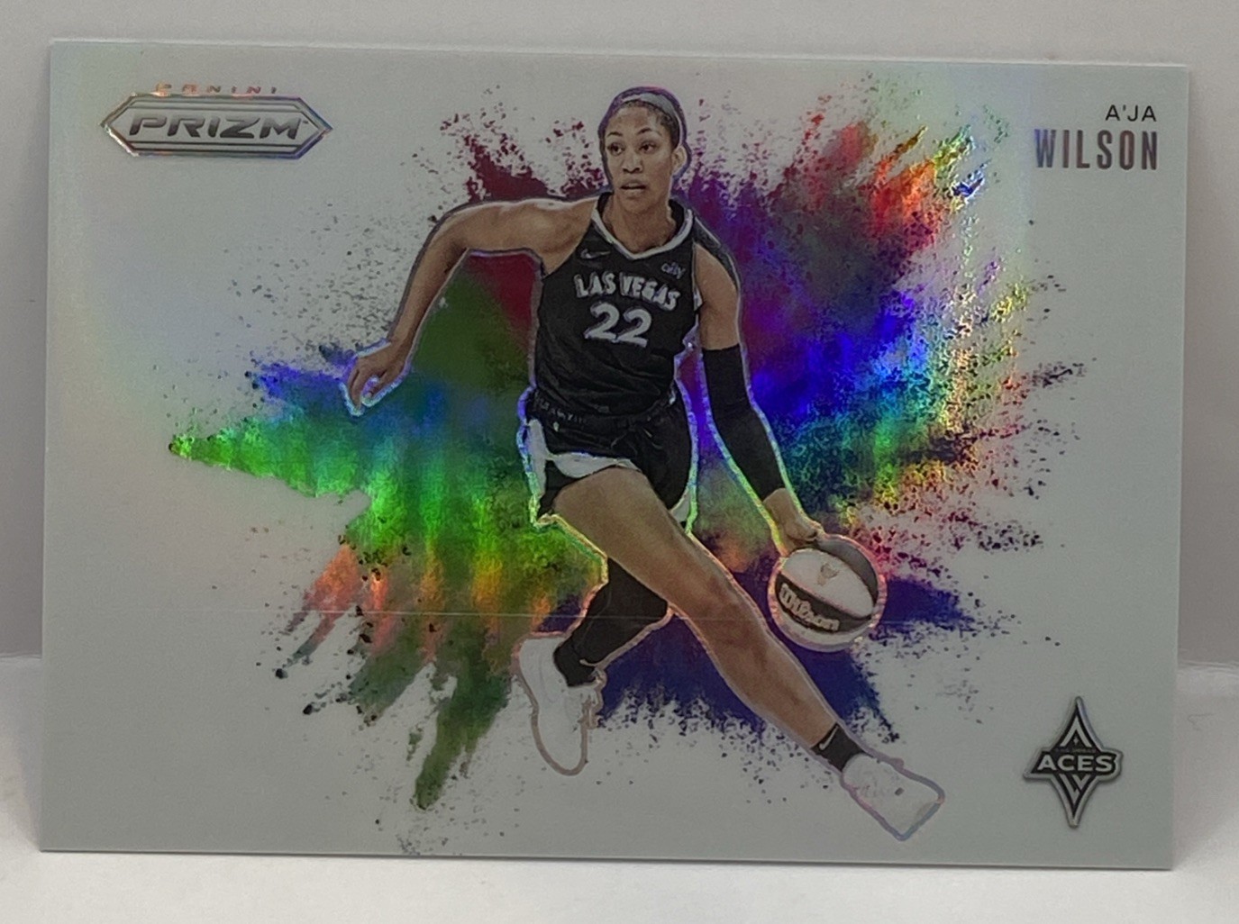 2024 Panini Prizm WNBA Basketball Aja Wilson Color Blast Case Hit SP SSP Aces