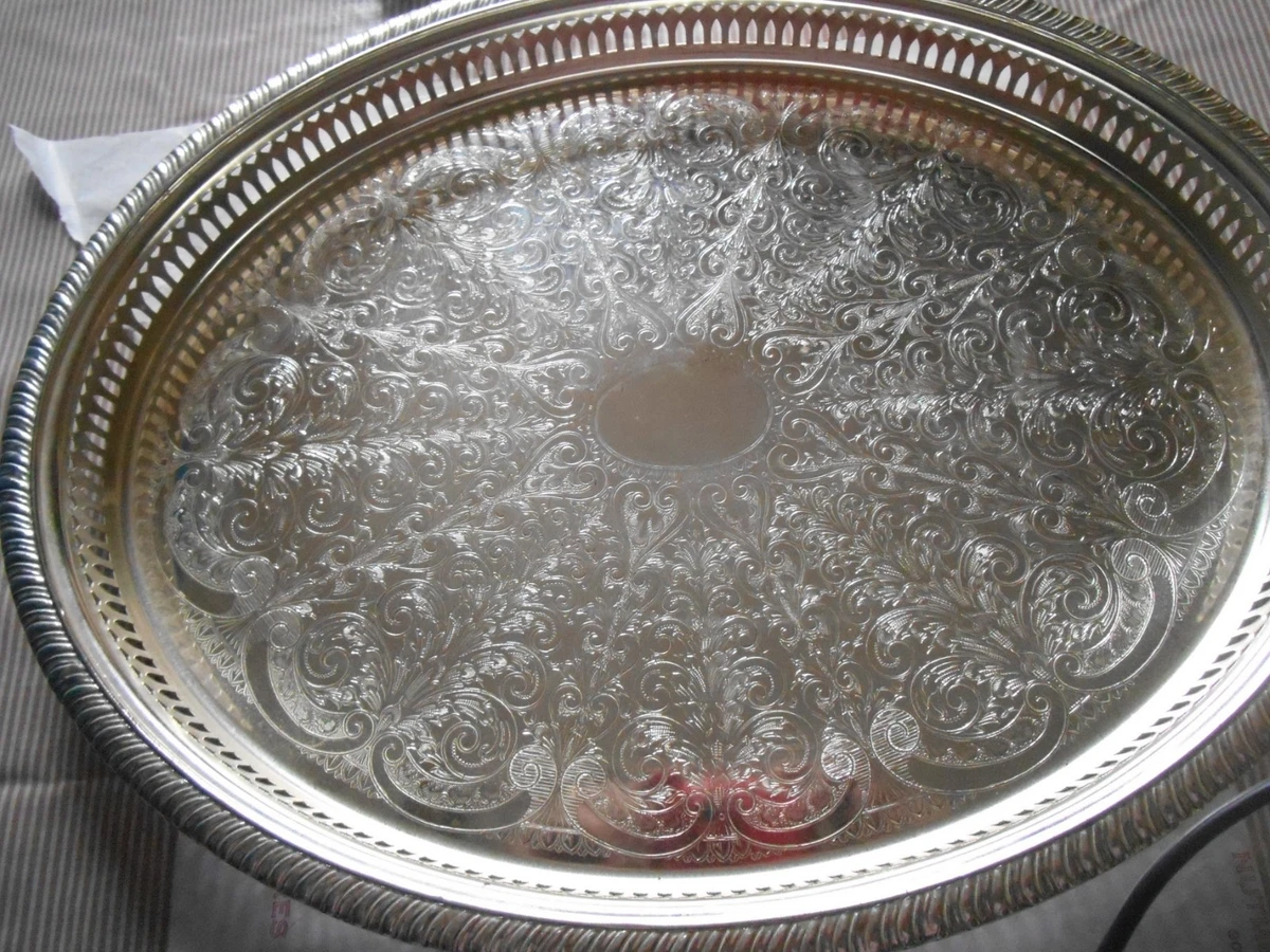 Gorham Antique US Silver-Plated Platters & Trays 1900-1940 for