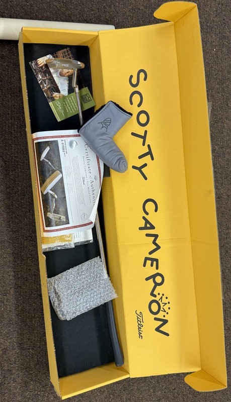 Scotty Cameron Made For David Duval Newport Beach Tour Used Golf Putter W/ COA