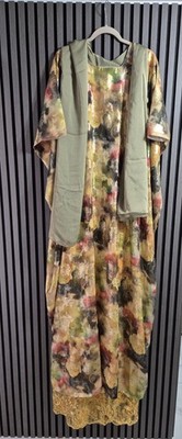 Somali Fransawi Dirac 3-teiliges Set Einheitsgröße afrikanisches Brautkleid traditionell