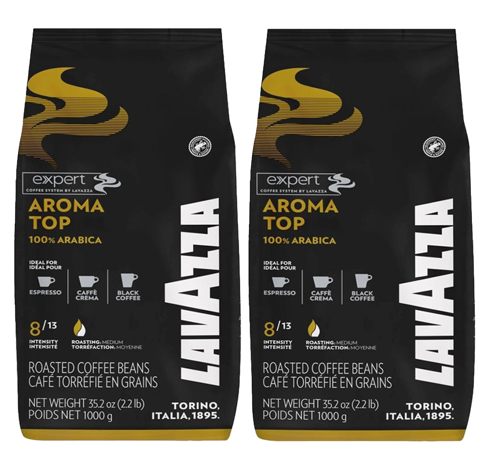 6 x Lavazza Expert Aroma Top 1Kg Coffee Beans - Image 3