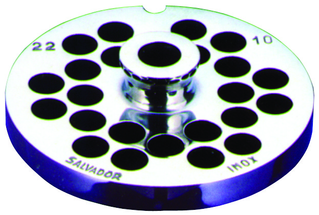 Trafila per Tritacarne N 12 Inox Fori 16mm | Ricambio Professionale