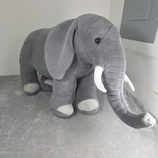 Melissa  Doug 36" Wide  17" Tall Giant Lifelike Elephant Plush Stuffed Animal