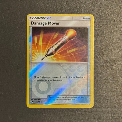 Damage Mover Reverse Holo 58/73 LP Shining Legends 2017 Pokemon Card TCG