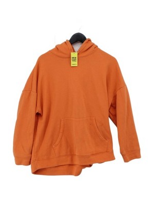 Ba&sh Herren Hoodie L orange Grafik Polyester mit Baumwollpullover