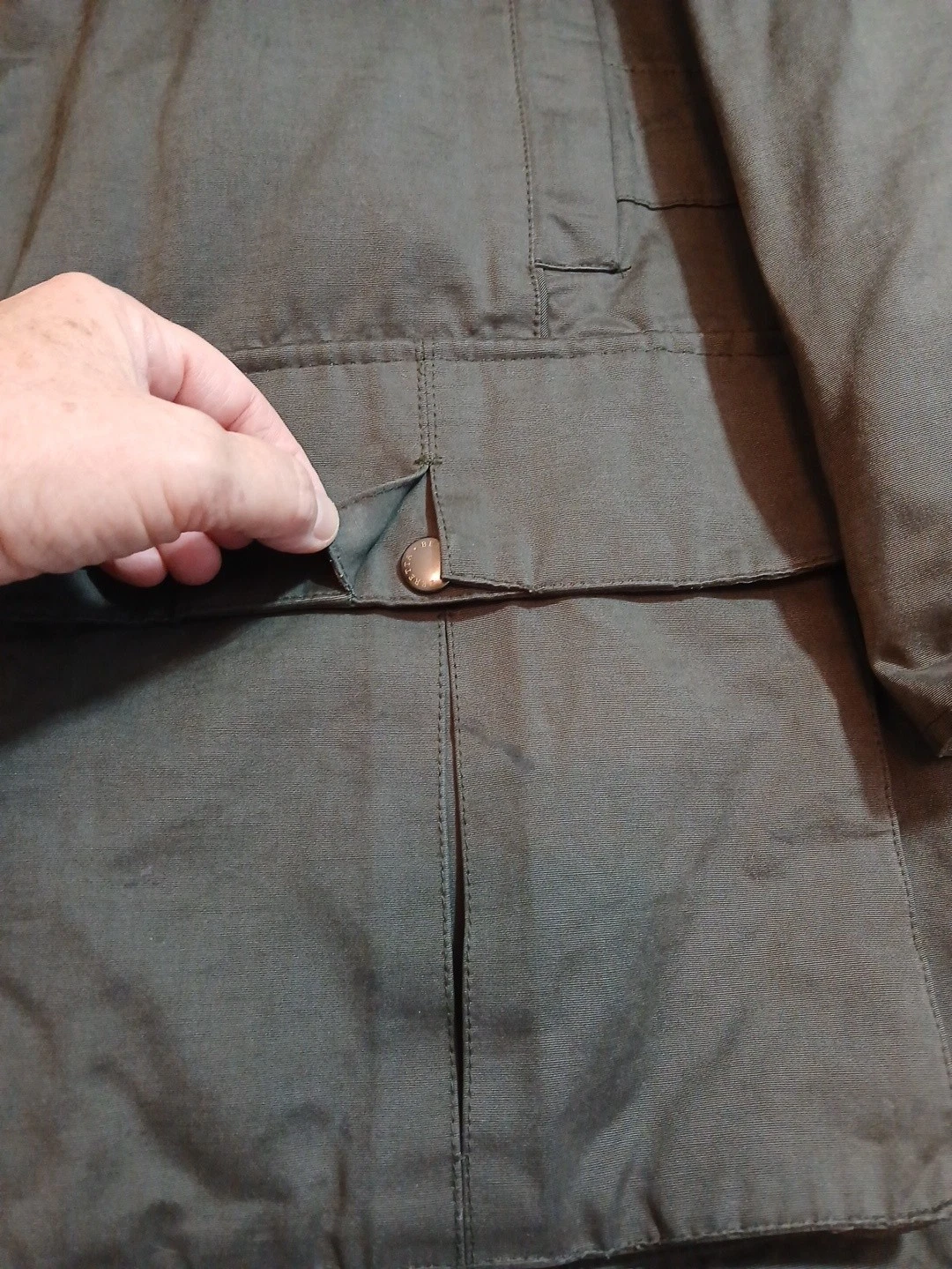 Beretta Field Coat Mens 3XL Green Hunting Shooting Jacket Italian Design EUC image 3
