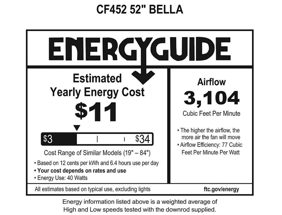 Emerson Kathy Ireland Home Bella 52" Ceiling Fan Reversible Blades CF452BS - Image 3 of 3