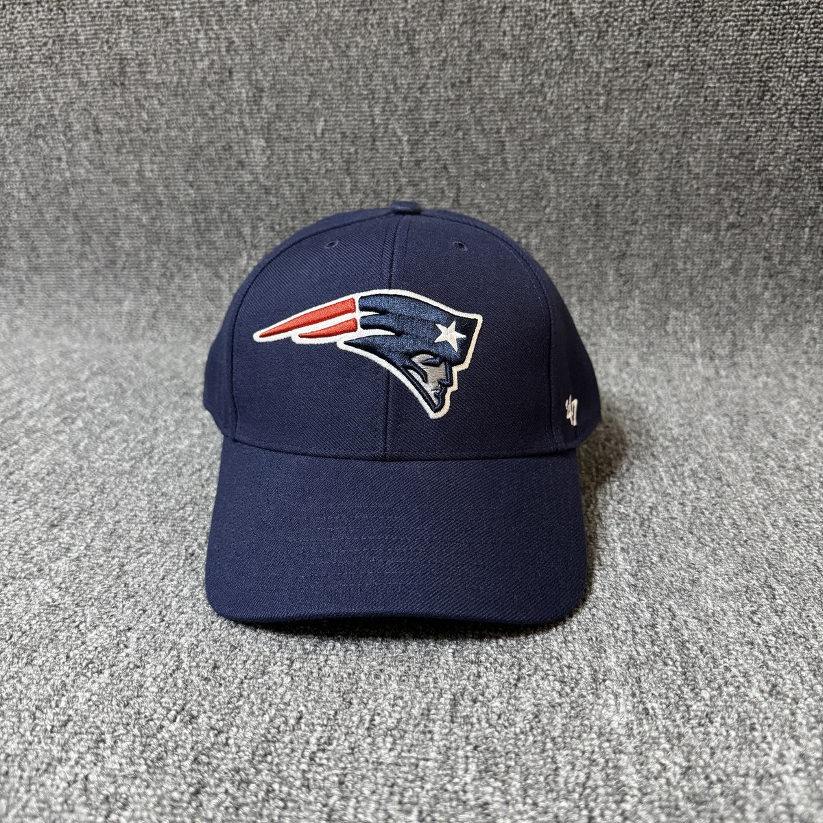 47 Brand New England Patriots Snapback Curved Brim Navy One Size Hat