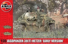 Airfix 1/35 Jagdpanzer 38(t) Hetzer Early Version Tank (Reintroduced) - #1355