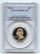 1995-S 25C Silver, DCAM (Proof) Washington Quarter - PCGS CoinFacts
