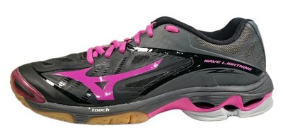 Mizuno Wave Lightning Z2 Volleyball Shoes Women's Size 8.5 Black Pink PYV 0216