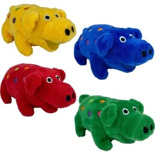 Multipet International 108093 4 in. Mini Plush Pig Dog Toy