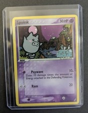  Pokémon Card Holofoil Spoink 62/100 2006 EX Crystal Guardians on eBay