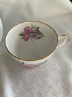 283e Elizabethan Fine Bone China Teacup And Saucer Pink And Blue Orchids — photo 6