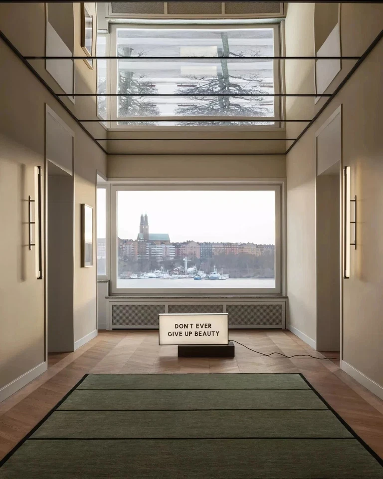 Hand Tufted Modern Mälarstrand 100% Wool Rug Design Bedroom, Living Room Rug - Image 2 of 4