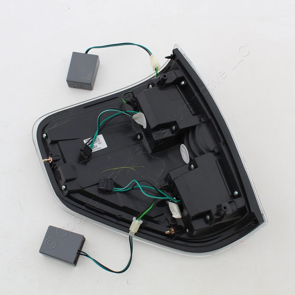 Par de luces traseras LED traseras negras con inserciones rojas Anzo 311145 para Ford F150 2009-2014 Foto 4 de 4