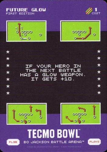 Bo Jackson Battle Arena Tecmo Bowl Play PL38 Future Glow