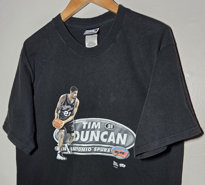 VTG Pro Player Tim Duncan San Antonio Spurs NBA Tee 90s Y2K USA Basketball Team