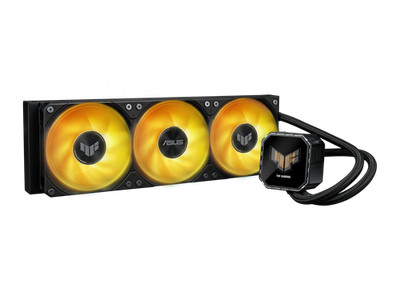 ASUS TUF Gaming LC III 360 ARGB LCD with pre-installed & integrated triple fans