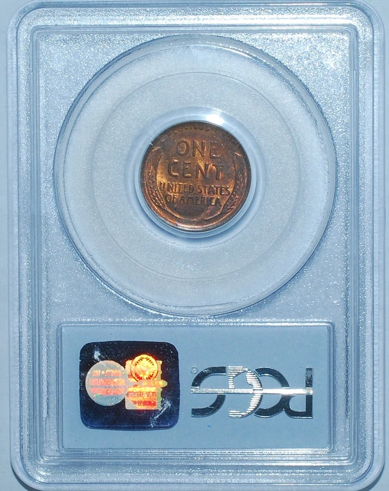 1917 S PCGS MS64RB Red and Brown Lincoln Wheat Cent - Image 2 of 2