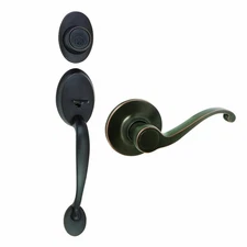 Design House Coventry Oil Rubbed Bronze Two Way Latch Handle Set