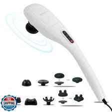 MEGAWISE Handheld Back Massager | Deep Tissue Percussion Relief for Back, Nec
