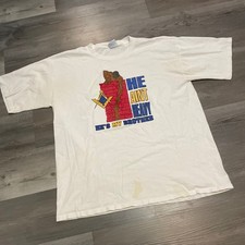 Vintage All Sport Masonic He Aint Heavy Hes My Brother T-Shirt White XXL USA 90s