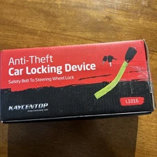 Anti Theft Car Locking Device Safety Belt to Steering Wheel Lock L1016 Kaycentop