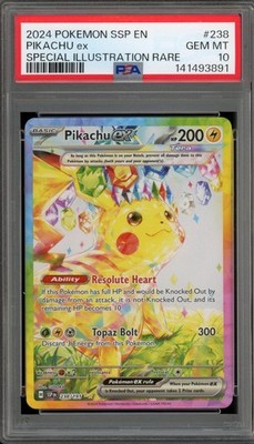 Pikachu ex #238 from Surging Sparks ((2024)) – Pokémon card