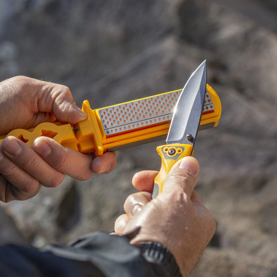Sistema de afilado CCD4 3 en 1 - Amarillo - Varillas de cerámica - Piedra diamante - Proteger... Foto 4 de 4