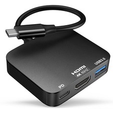 USB C to HDMI Adapter  4K 60HZ  , HDMI to USB C Adapter Multiport with USB Type...