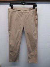NWOT Fresh Produce Women's Khaki Brown new Side Zip Workout Casual Pants Size S