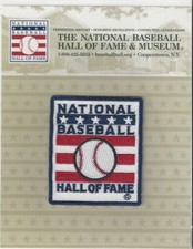 National Baseball Hall of Fame & Museum Official Logo Patch Sew On Cooperstown