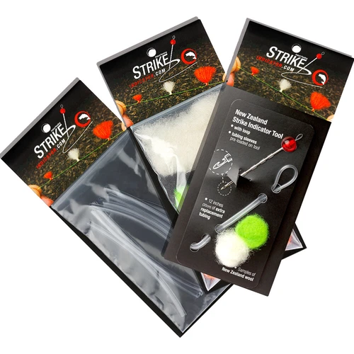 New Zealand Strike Indicator Combi Kit - Tool Kit - Mix Wool - Regular Tubing