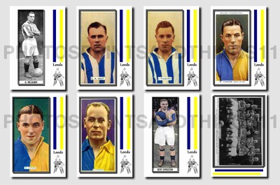 Leeds United Cigarette Card History 1900 1939 Collectable Postcard Set 3 Ebay