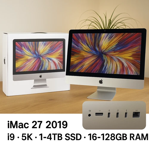 Apple iMac 27" 5K 2019 • i9  • 16–128GB RAM • 1–4TB SSD ✅ Varianten wählbar✅TOP✅