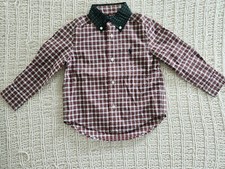 POLO RALPH LAUREN CHILDS 2T BUTTON UP LONG SLEEVE SHIRT NEW 