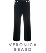 sz 4 NWT VERONICA BEARD Pants AUBRIE NAVY Blue womens Trousers goes with Miller