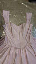 Preowned Fifteen Roses Ball Gown Pink Size 2X Plus Size Quince Glitter