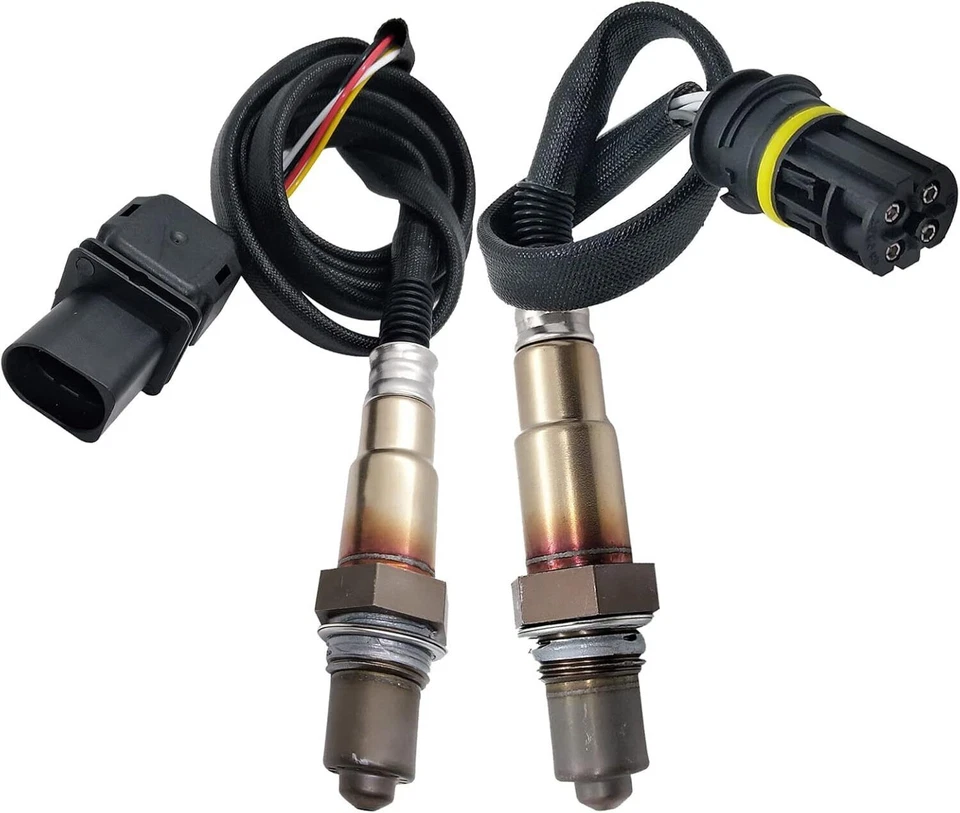 Sensor de oxígeno O2 ascendente+abajo 4 piezas para BMW 550i 650i 4,8 L V8 2006 2007 2008 2009 2010 Foto 2 de 4